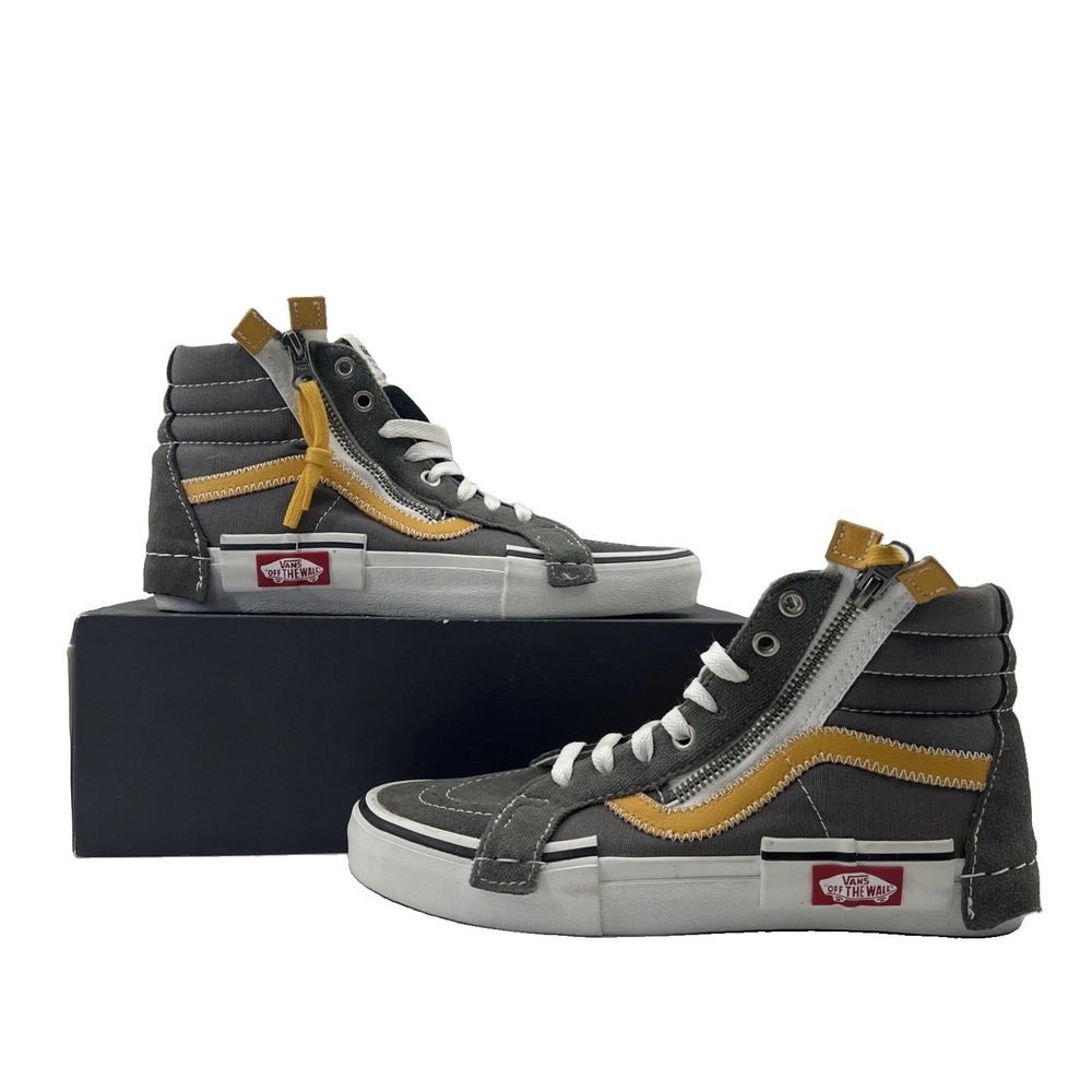 Vans Sneakers Women's Size 7 Men's Size 5.5 Sk8 Hi Cap Pewter Gray Skater Punk